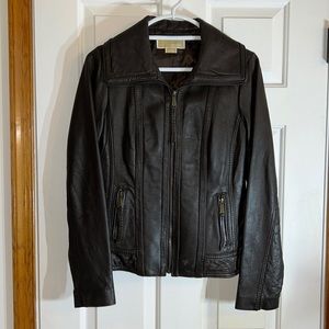 Michael Michael Kors Women’s Leather Jacket Size Med-EUC